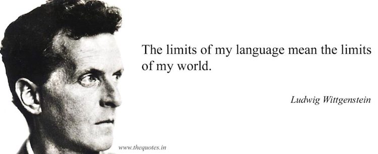 a quote by Wittgenstein